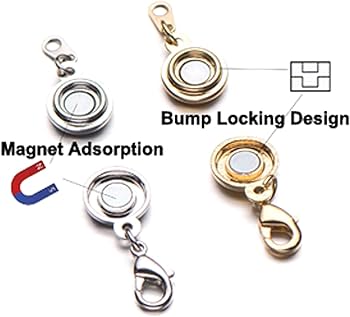 Amazon.com: Zpsolution Locking Magnetic Jewelry Clasp for Necklace
